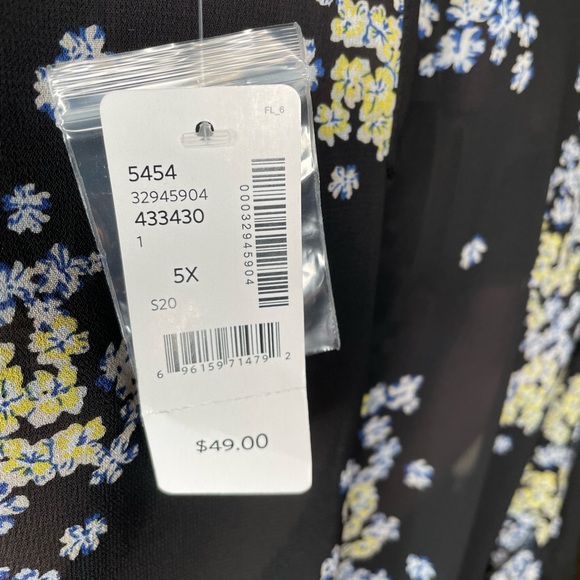 In Every Story Sheer floral midi dress 5X - Picture 5 of 7